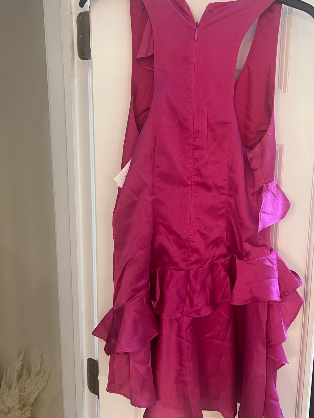 Fushia mini dress size m - Picture 3 of 4